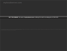 Tablet Screenshot of mylocalserver.com